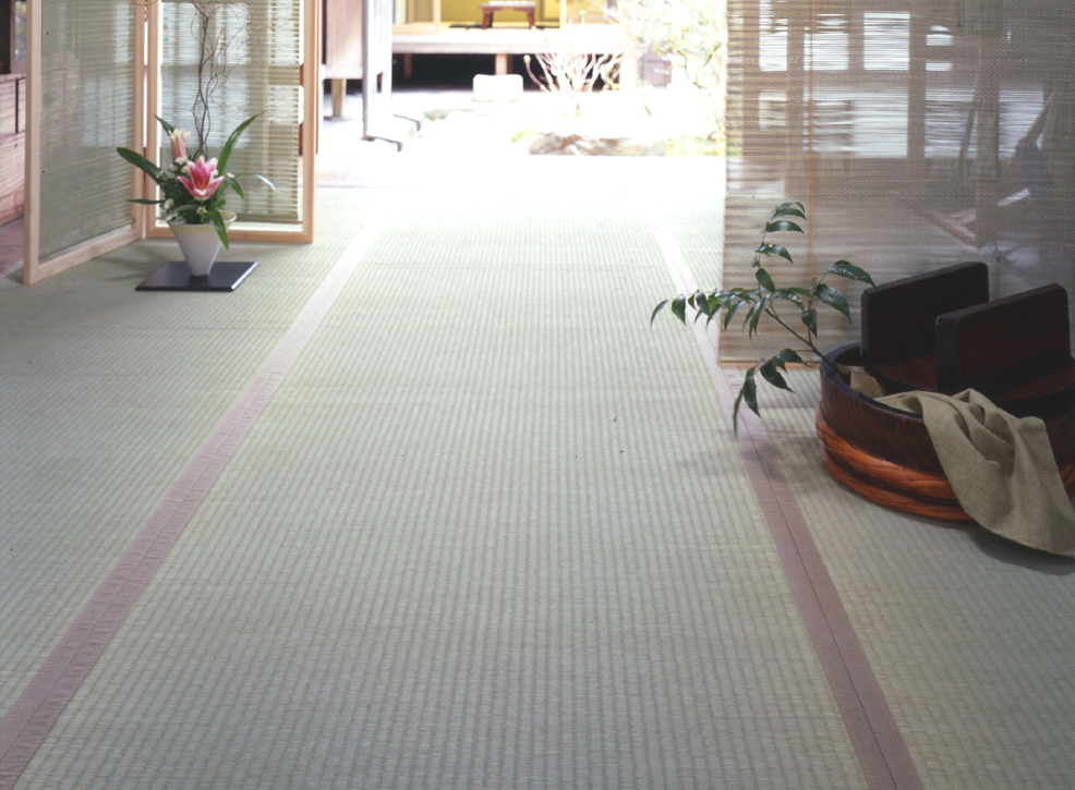 小林さんの減農薬い草で作る上敷き